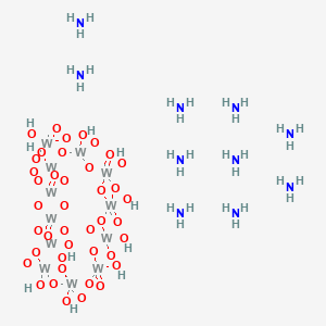 molecular formula H42N10O42W12 B3026783 Ammonium paratungstate CAS No. 11140-77-5