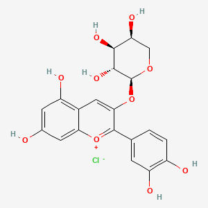 molecular formula C20H19ClO10 B3026787 Cyanidin arabinoside CAS No. 111613-04-8