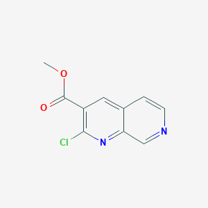 molecular formula C10H7ClN2O2 B3026797 Methyl 2-chloro-1,7-naphthyridine-3-carboxylate CAS No. 1124194-70-2