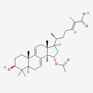molecular formula C32H48O5 B3026798 Ganoderic Acid X CAS No. 112430-64-5