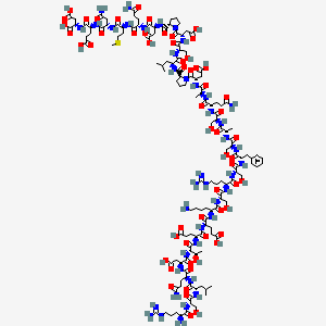 molecular formula C136H215N41O58S B3026814 GRPP (human) trifluoroacetate salt CAS No. 1132745-52-8