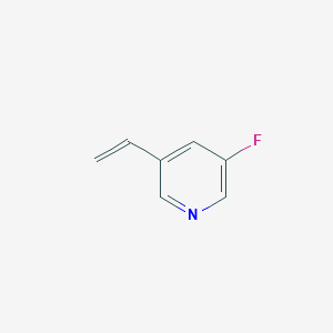 molecular formula C7H6FN B3026817 3-Ethenyl-5-fluoropyridine CAS No. 1133879-69-2
