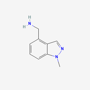 molecular formula C9H11N3 B3026831 (1-Methyl-1H-indazol-4-YL)methanamine CAS No. 1144044-68-7