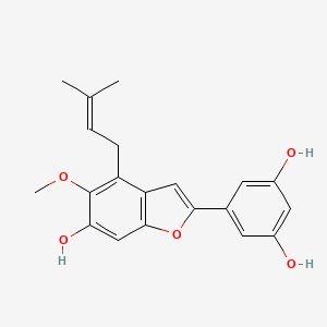 molecular formula C20H20O5 B3026833 Moracin T CAS No. 1146113-27-0