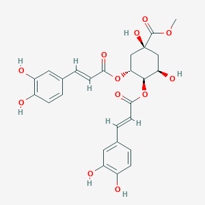 molecular formula C26H26O12 B3026834 3,4-Di-O-caffeoylquinic acid methyl ester CAS No. 114637-83-1