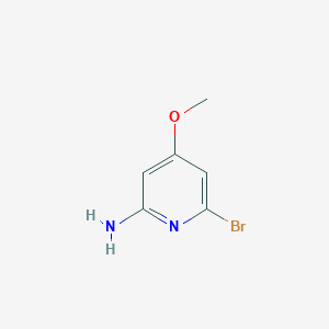 molecular formula C6H7BrN2O B3026854 6-Bromo-4-methoxypyridin-2-amine CAS No. 1158786-59-4