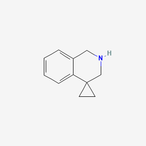 molecular formula C11H13N B3026856 2',3'-dihydro-1'H-spiro[cyclopropane-1,4'-isoquinoline] CAS No. 1159010-39-5