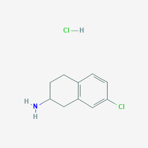 7-Chloro-1,2,3,4-tetrahydronaphthalen-2-amine hydrochloride