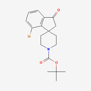 Tert-butyl 7-bromo-3-oxo-2,3-dihydrospiro[indene-1,4'-piperidine]-1'-carboxylate