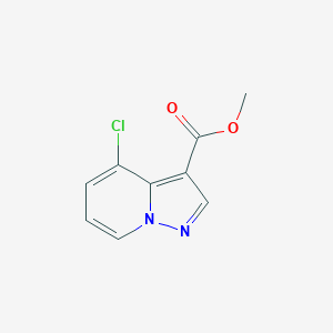molecular formula C9H7ClN2O2 B3026874 Methyl 4-chloropyrazolo[1,5-a]pyridine-3-carboxylate CAS No. 1167056-15-6