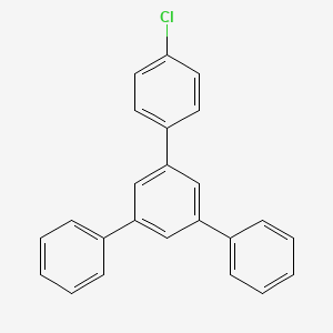 molecular formula C24H17Cl B3026877 4-Chloro-5'-phenyl-1,1':3',1''-terphenyl CAS No. 116941-51-6