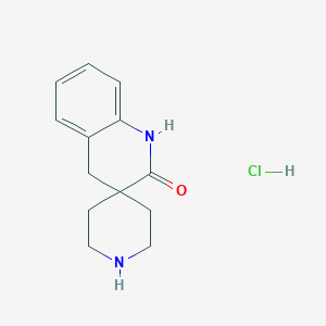 molecular formula C13H17ClN2O B3026892 1'H-Spiro[piperidine-4,3'-quinolin]-2'(4'H)-one hydrochloride CAS No. 1175358-24-3