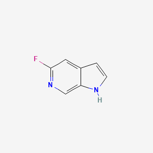molecular formula C7H5FN2 B3026939 5-fluoro-1H-pyrrolo[2,3-c]pyridine CAS No. 1190319-70-0