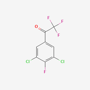 B3026947 1-(3,5-Dichloro-4-fluorophenyl)-2,2,2-trifluoroethanone CAS No. 1190865-44-1