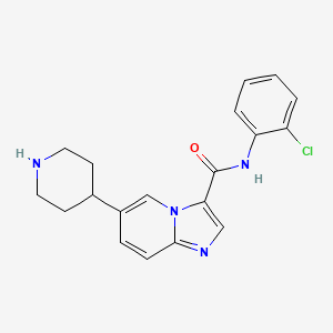 molecular formula C19H19ClN4O B3026973 LDN-211904 CAS No. 1198408-39-7