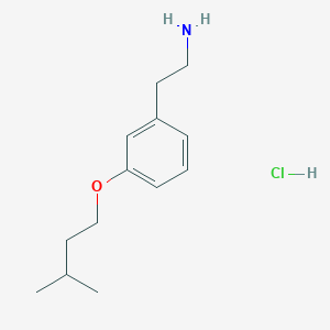{2-[3-(3-Methylbutoxy)phenyl]ethyl}amine hydrochloride