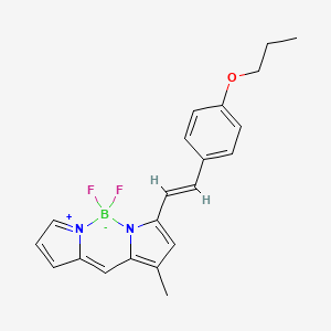 molecular formula C21H21BF2N2O B3026981 BD140 [for Albumin binding assay] CAS No. 1201643-08-4