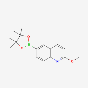 2-Methoxy-6-(4,4,5,5-tetramethyl-1,3,2-dioxaborolan-2-yl)quinoline