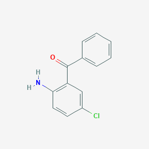molecular formula C13H10ClNO B030270 2-氨基-5-氯苯基酮 CAS No. 719-59-5