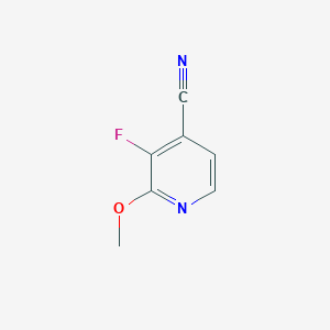 molecular formula C7H5FN2O B3027004 3-Fluoro-2-methoxyisonicotinonitrile CAS No. 1210041-69-2