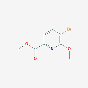 molecular formula C8H8BrNO3 B3027023 Methyl 5-bromo-6-methoxypicolinate CAS No. 1214329-07-3