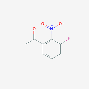 molecular formula C8H6FNO3 B3027025 1-(3-Fluoro-2-nitrophenyl)ethanone CAS No. 1214346-37-8