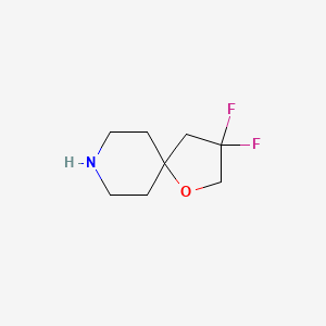 molecular formula C8H13F2NO B3027027 3,3-Difluoro-1-oxa-8-azaspiro[4.5]decane CAS No. 1214875-09-8