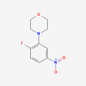 molecular formula C10H11FN2O3 B3027063 4-(2-Fluoro-5-nitrophenyl)morpholine CAS No. 1233093-70-3
