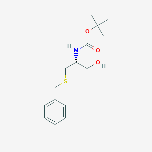 molecular formula C16H25NO3S B3027064 Boc-S-4-methylbenzyl-L-cysteinol CAS No. 1233495-05-0