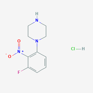 1-(3-Fluoro-2-nitrophenyl)piperazine hydrochloride