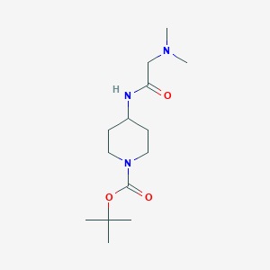 tert-Butyl 4-[2-(dimethylamino)acetamido]piperidine-1-carboxylate