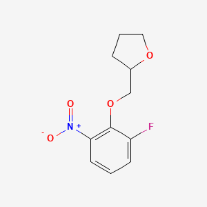 2-[(2-Fluoro-6-nitrophenoxy)methyl]tetrahydrofuran