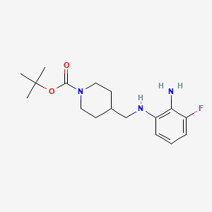 tert-Butyl 4-[(2-amino-3-fluorophenylamino)methyl]piperidine-1-carboxylate
