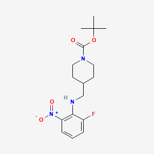 tert-Butyl 4-[(2-fluoro-6-nitrophenylamino)methyl]piperidine-1-carboxylate