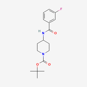 tert-Butyl 4-(3-fluorobenzamido)piperidine-1-carboxylate