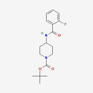 tert-Butyl 4-(2-fluorobenzamido)piperidine-1-carboxylate