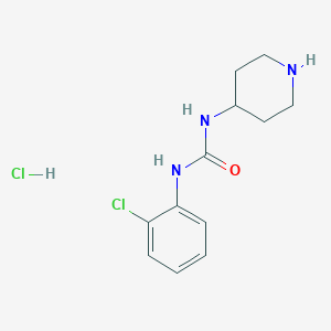1-(2-Chlorophenyl)-3-(piperidin-4-yl)urea hydrochloride
