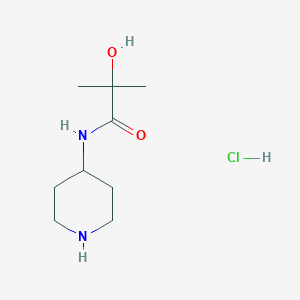 2-Hydroxy-2-methyl-N-(piperidin-4-yl)propanamide hydrochloride