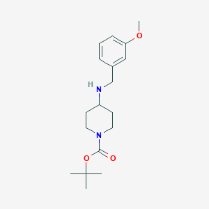 molecular formula C18H28N2O3 B3027166 tert-Butyl 4-(3-methoxybenzylamino)piperidine-1-carboxylate CAS No. 1233958-38-7