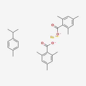 B3027214 (p-Cymene)bis(mesitylcarboxylato)ruthenium(II) CAS No. 1251667-99-8