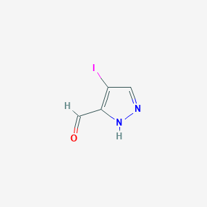 molecular formula C4H3IN2O B3027249 4-Iodo-1H-pyrazole-5-carbaldehyde CAS No. 1259224-01-5