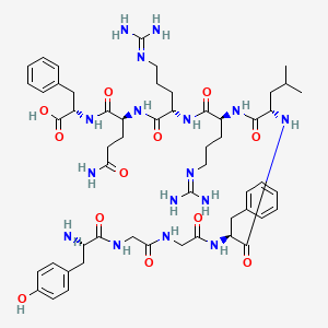 molecular formula C54H78N16O12 B3027250 Dynorphin B (1-9) 