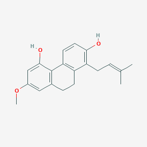 molecular formula C20H22O3 B3027271 Spiranthol A 