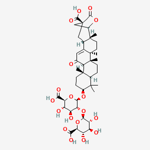 molecular formula C42H58O18 B3027277 Uralsaponin D 