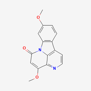 molecular formula C16H12N2O3 B3027296 4,9-Dimethoxycanthin-6-one 
