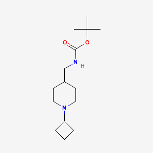 molecular formula C15H28N2O2 B3027382 tert-Butyl [(1-cyclobutylpiperidin-4-yl)methyl]carbamate CAS No. 1286263-52-2