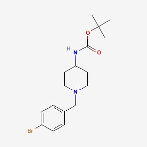 tert-Butyl 1-(4-bromobenzyl)piperidin-4-ylcarbamate