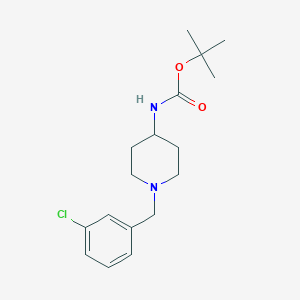 tert-Butyl 1-(3-chlorobenzyl)piperidin-4-ylcarbamate
