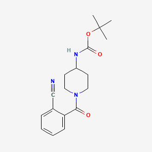 tert-Butyl 1-(2-cyanobenzoyl)piperidin-4-ylcarbamate