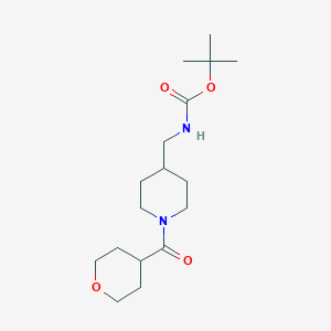 molecular formula C17H30N2O4 B3027415 tert-Butyl [1-(tetrahydro-2H-pyran-4-carbonyl)piperidin-4-yl]methylcarbamate CAS No. 1286273-83-3